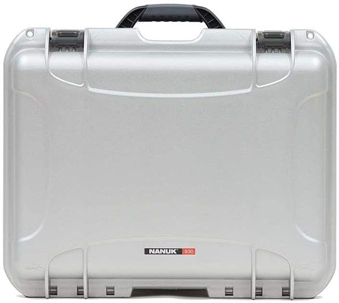Nanuk 930 Waterproof Hard Case with Foam Insert - Silver