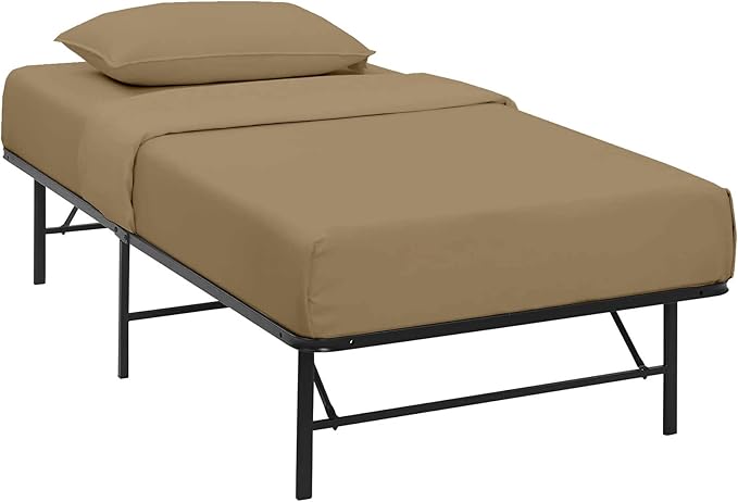 4 PC Cot Sheets, 30x75, 100% Cotton Fitted Sheet - Perfect for Narrow Twin/Rv Bunk/Camping Cot/Guest Bed Replacement, Fits Upto 4-8" Deep Mattress - Taupe Solid