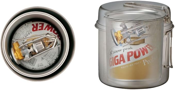 Snow Peak Trek Series Backpacking/Camping Cookware Sets, Trek 900 Pot & Pan, 30.4 fl oz