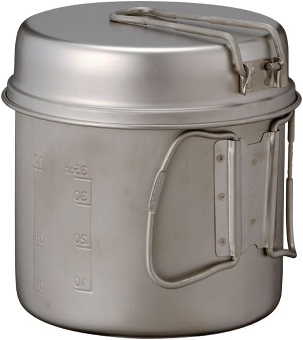Snow Peak Trek Series Backpacking/Camping Cookware Sets, Trek 900 Pot & Pan, 30.4 fl oz