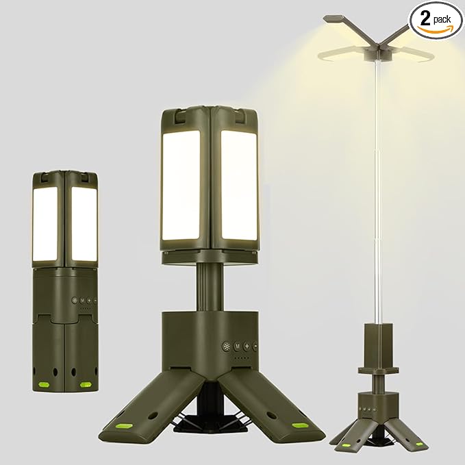 Telescopic Camping Lights Rechargeable 14000 mAh Rechargeable Magnetic Camping Lights,Telescopic Camping Lantern IPX5 Waterproof Flashlights, Outdoor Lights for Camping,Hiking
