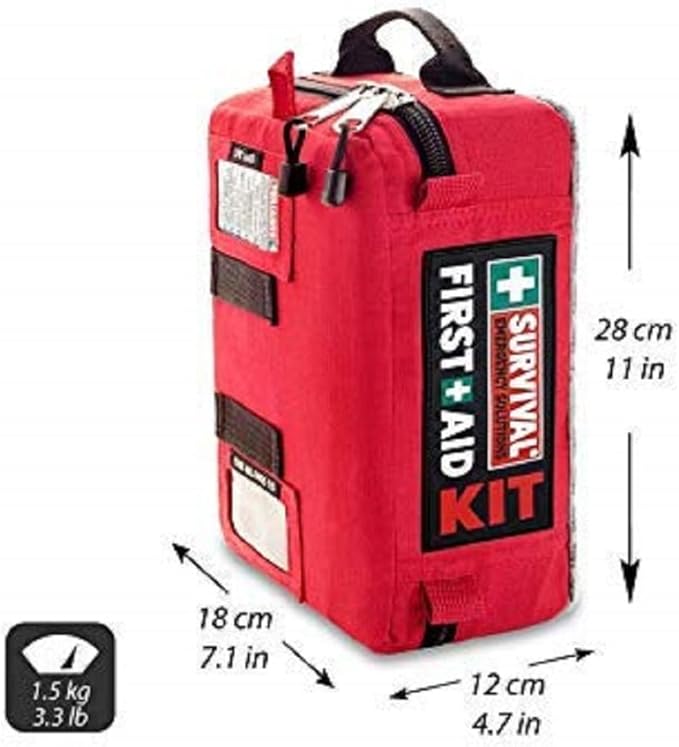 SURVIVAL Workplace/Home First Aid Kit USA - for Emergency Care at Home/Workplace