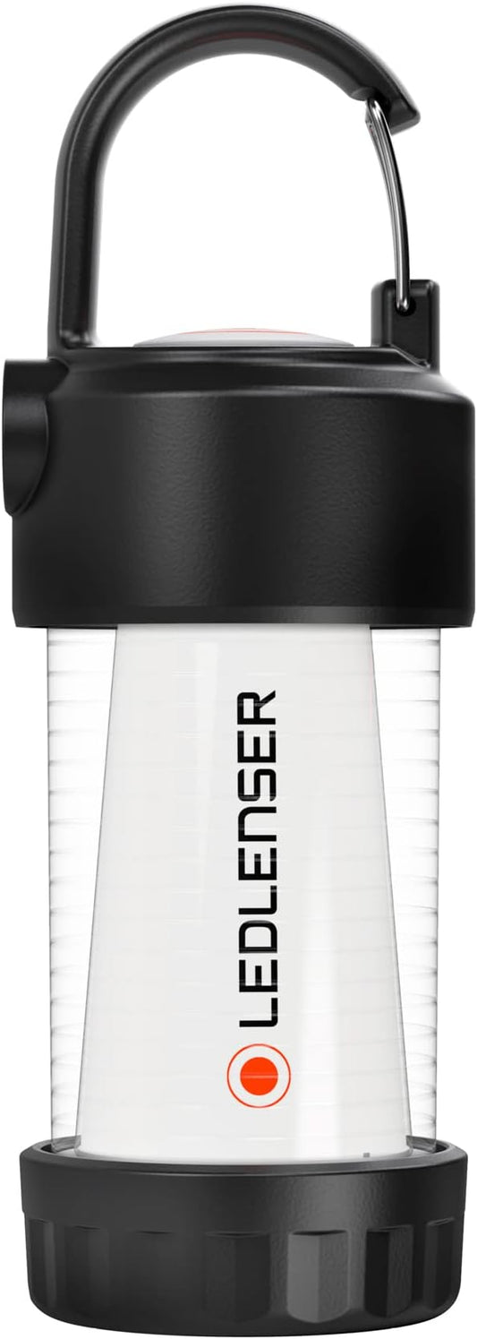 Ledlenser, ML4 Outdoor Lantern, Ultra-Compact and Lightweight Area Lighting, 300 Lumens, Rechargeable Battery