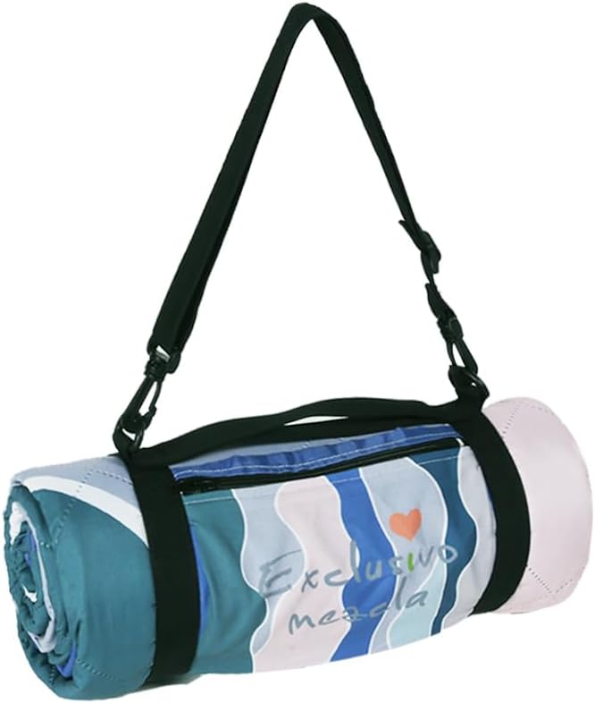 Exclusivo Mezcla Waterproof Picnic Blanket 60x80 Inches Large Multicolor Floral Polyester Sandproof Modern Camping Blanket