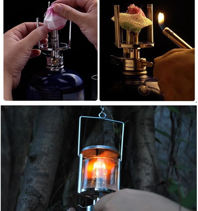 Ximimark 20 pcs Propane Lanterns Mantles, Gas Lamp Mantles for Propane Lantern, Mantles Gas Lantern Covers
