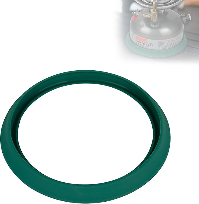 Camping Kerosene Lamp Silicone Base Suitable for Coleman Lanterns Models 200, 242, 335, 321, 502, 533, Improves Grip and Stability(Green)