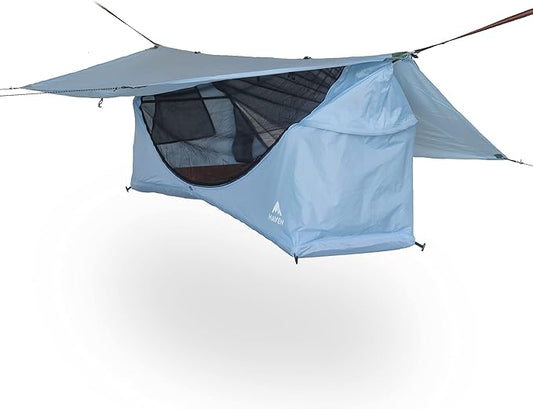 Haven Tents Lay Flat Hammock Tent - Waterproof Tent & Camping Hammock with Mosquito Net - Includes Insulated Pad and Rainfly - Haven Tent, Haven XL, Haven Safari