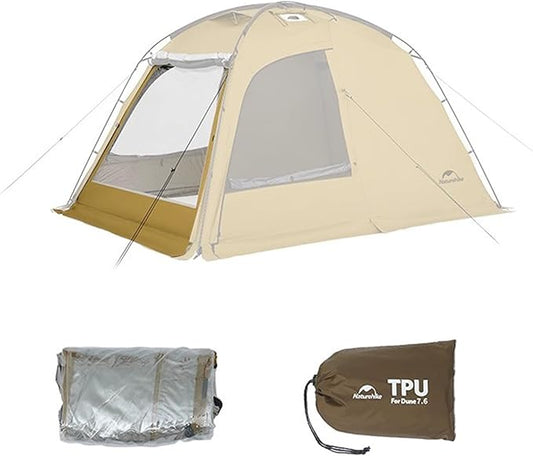 Naturehike7.6 Double Person 4-Seasons Camping Tent, UPF50+ Sun Protection Tent with 7001 Aluminum Alloy Poles, PU2000mm+ Waterproof Tent for Outdoor Camping,Picnic