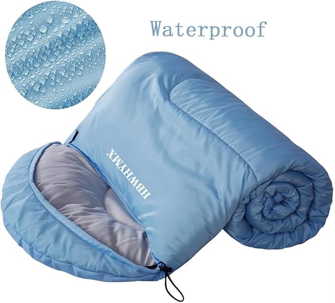 Sleeping Bags for Adults Backpacking Lightweight Waterproof- Cold Weather Sleeping Bag for Warm Camping Hiking Outdoor Travel Hunting with Camping Sleeping Bag