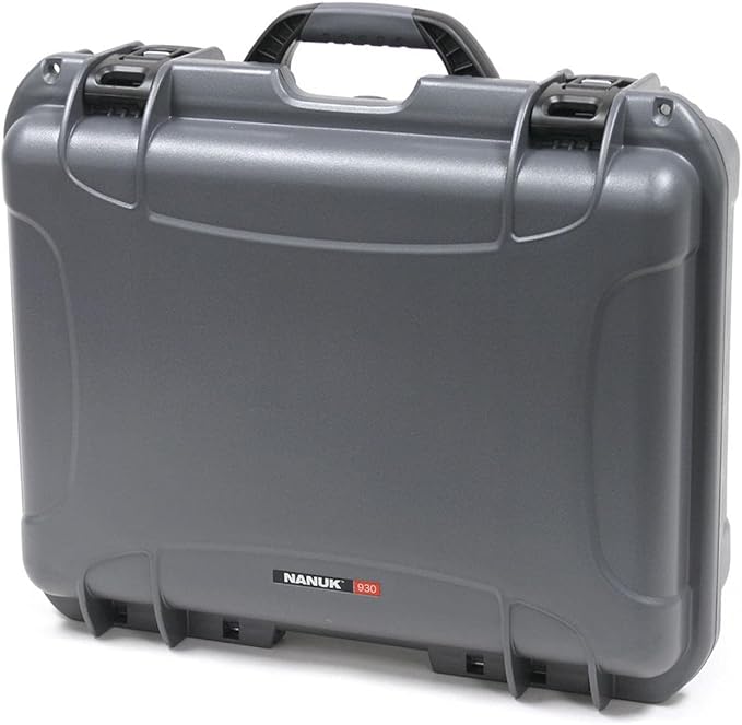 NANUK Large Series 930 Lightweight NK-7 Resin Waterproof Protective Case with Foam, Graphite