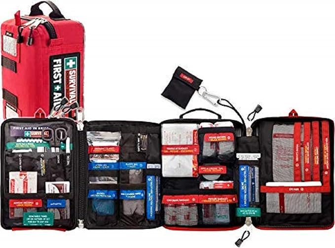 SURVIVAL Workplace/Home First Aid Kit USA - for Emergency Care at Home/Workplace