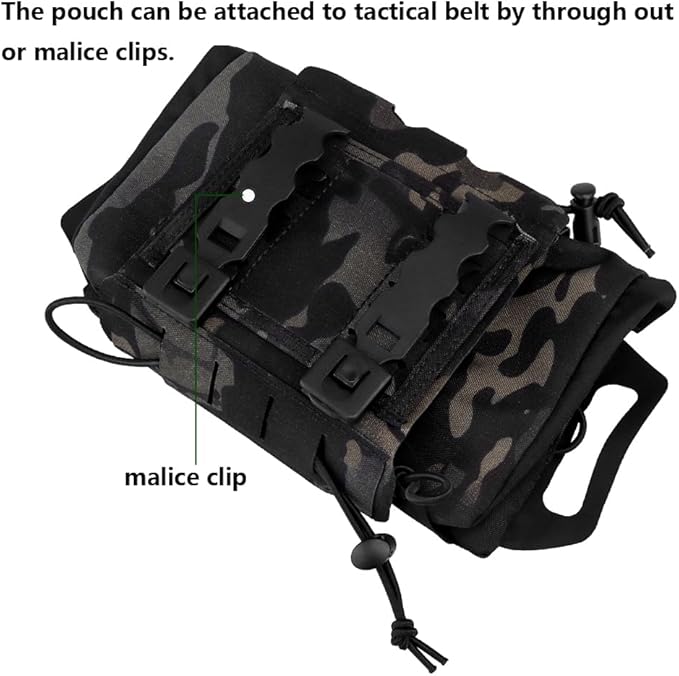 Tactical Medical Molle First Aid Pouch Two Piece System Micro Med kit Emergency Hunting Bag(Medium Size)