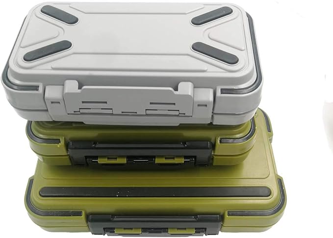 Waterproof Fishing Lure Box Spoon Hooks Baits Storage Tackle Box Containers for Casting Fishing Fly Fishing,Large/Medium/Small Lure Case