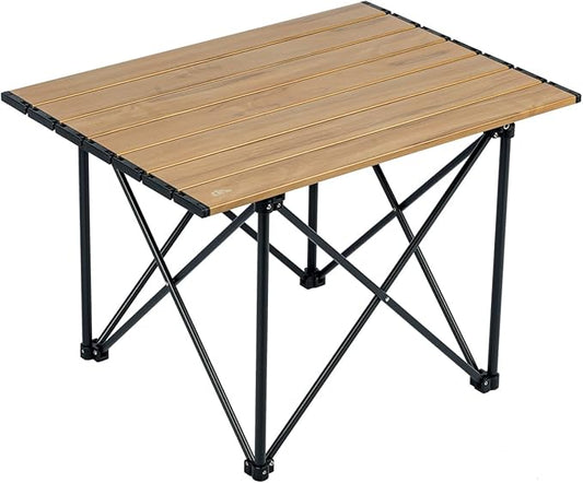 iClimb Ultralight Compact Camping Folding Table with Carry Bag (Reinforced Nature - L)