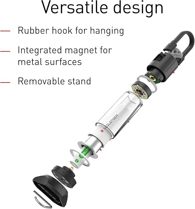 Ledlenser, ML6 Camping Lantern, LED with Micro Prism Technology, 750 Lumens, USB Rechargeable, Backpacking, Hiking, Camping