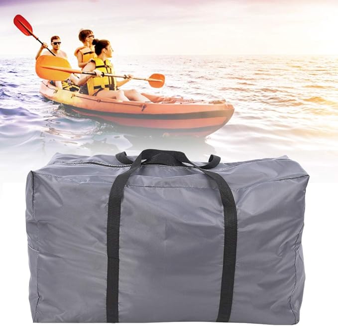 so Large Foldable Storage Carry Handbag, Multifunctional Duffel Bag for Kayak/Boat/Canoeing Sea/Fishing/Rafting/Swimming/Campingt (Gray)(Gray)