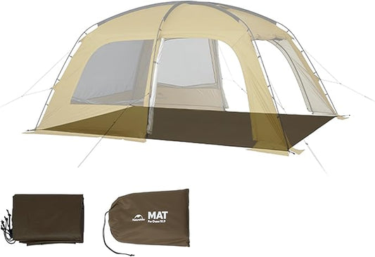 Naturehike7.6 Double Person 4-Seasons Camping Tent, UPF50+ Sun Protection Tent with 7001 Aluminum Alloy Poles, PU2000mm+ Waterproof Tent for Outdoor Camping,Picnic