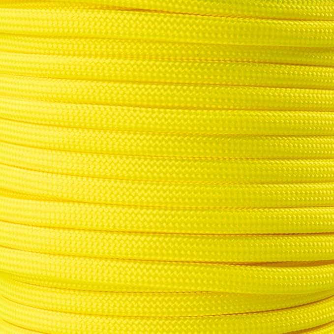 West Coast Paracord 100, 50 Feet 550 Lb. Paracord Parachute Rope Great for Outdoors Camping, Storage Kayak Utility Spool Many Colors
