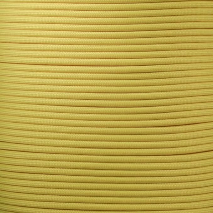 Paracord Planet Yellow 550 Paracord – 7 Strand Type III Paracord for Camping, Crafting, Utility and More! – Canary Yellow (250 ft)