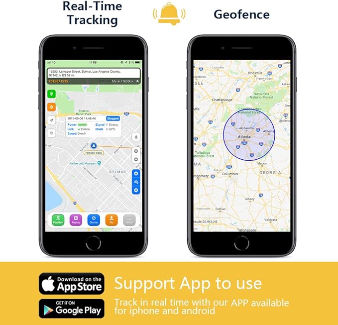 SinoTrack 4G Mini GPS Tracker Device for Vehicles - Real-Time Car Tracking Vehicle Device Locate with No Monthly Fee, Route History & Geo-Fence Alerts for Cars, Trucks, Motorcycles & Fleets
