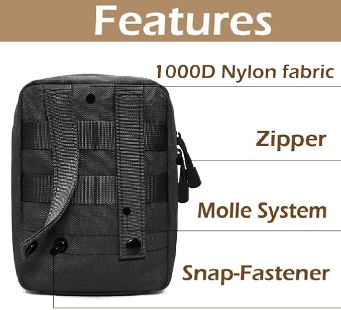 First Aid Pouch EMT IFAK Medical Pouchs, Tactical MOLLE Utility Pouch