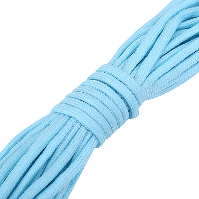 Luminous Rope, Parachute Cord in The Dark for Outdoor Camping(Blue)