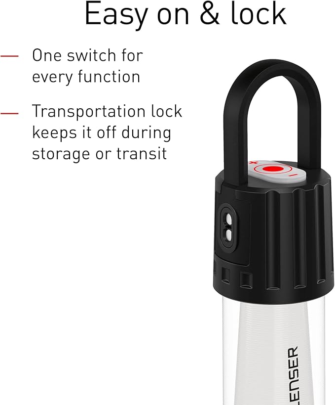 Ledlenser, ML6 Camping Lantern, LED with Micro Prism Technology, 750 Lumens, USB Rechargeable, Backpacking, Hiking, Camping