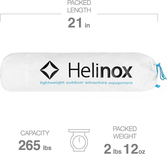Helinox Lite Cot Ultra-Light, Compact, Collapsible, Portable Camping Cot, White