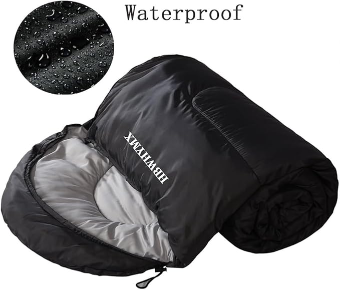 Sleeping Bags for Adults Backpacking Lightweight Waterproof- Cold Weather Sleeping Bag for Warm Camping Hiking Outdoor Travel Hunting with Camping Sleeping Bag