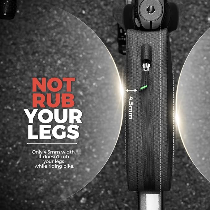 ROCKBROS Bike Top Tube Bag Bicycle Front Frame Bag Waterproof Bike Pouch Pack/Phone Bag Cycling Accessories Pouch for Mountain Road Bike Medium