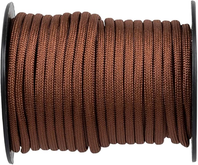 West Coast Paracord 100, 50 Feet 550 Lb. Paracord Parachute Rope Great for Outdoors Camping, Storage Kayak Utility Spool Many Colors