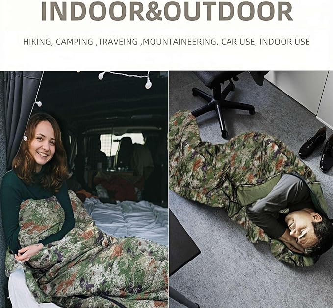 Sleeping Bags for Adults,Lightweight Waterproof Compact Sleeping Bag with Stuff Sack for Warm Camping Cold Hiking Traveling Outdoor Activities