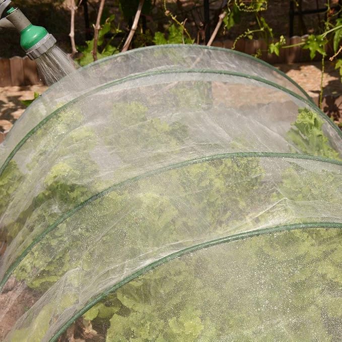 6.5Ft x 10Ft Mosquito Bug Insect Bird Fine Mesh Net Barrier Hunting Blind Garden Screen Netting for Protect Your Plant Fruits Flower