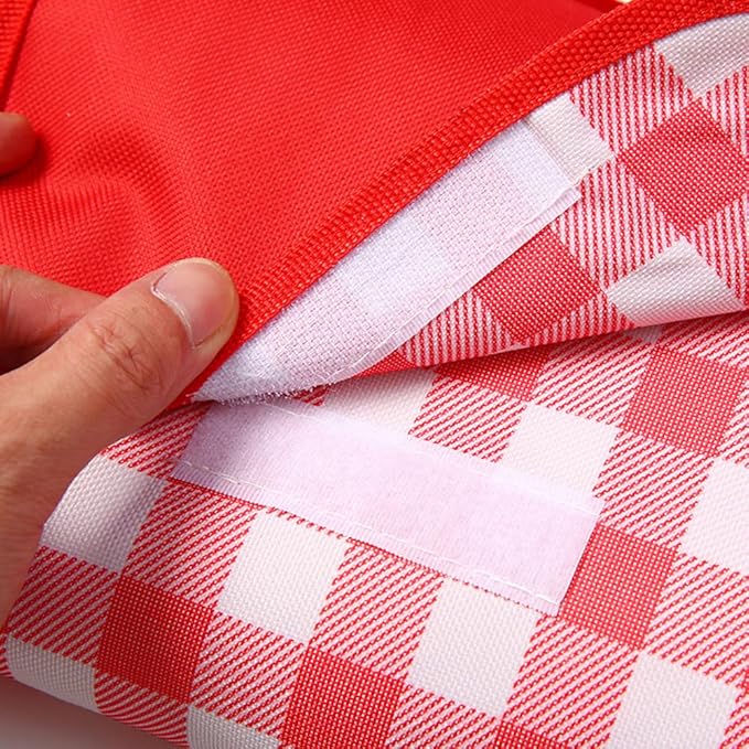Lchkrep Picnic Blanket Beach Blankets 80"x60" Large Sandproof Waterproof Camping Portable Travel Blanket Play Mat for Outdoor Indoor Family Beach Park Grass,Hiking, Music Festival (Red)