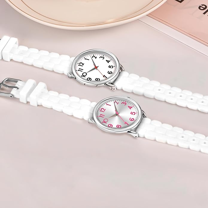 35MM Women's Watch Big Face Easy Reader Water Proof