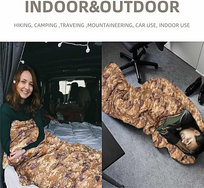 Sleeping Bags for Adults,Lightweight Waterproof Compact Sleeping Bag with Stuff Sack for Warm Camping Cold Hiking Traveling Outdoor Activities