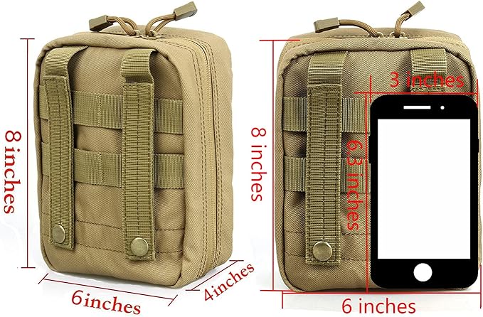 First Aid Pouch EMT IFAK Medical Pouchs, Tactical MOLLE Utility Pouch