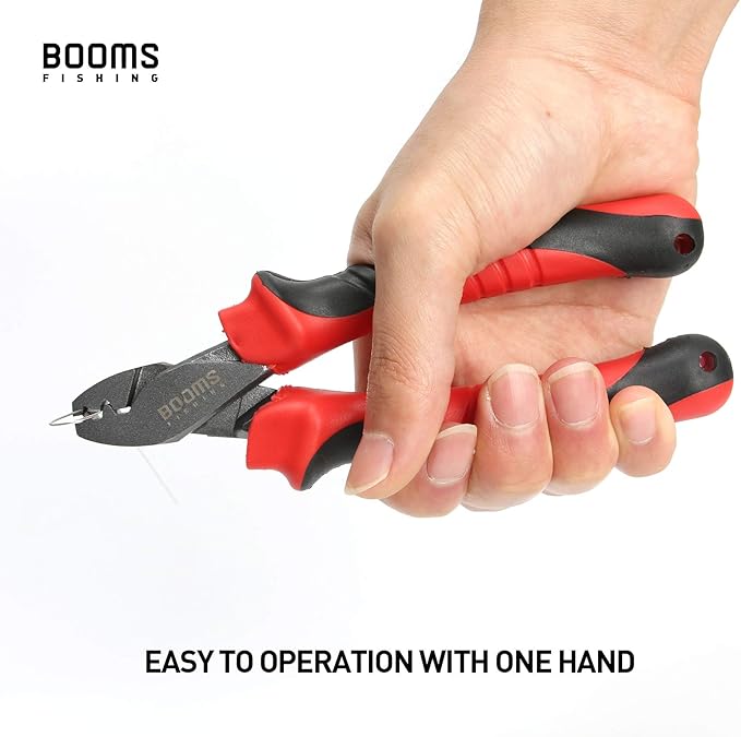 Booms Fishing CP2 Fishing Crimping Tool for Single-Barrel Sleeves