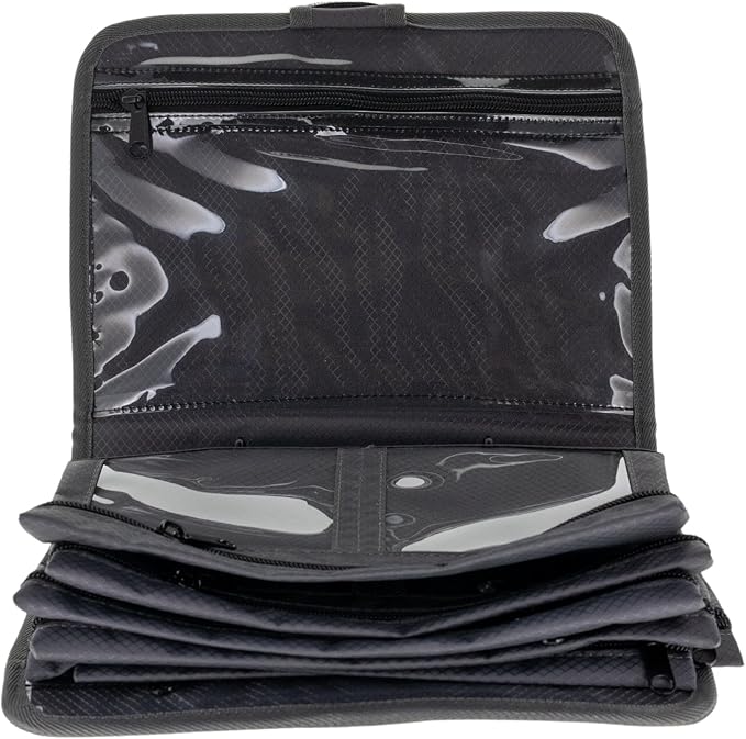 Reaction Tackle Deluxe Bait Binder – Water-Resistant Soft Plastic Bait Storage Bag, Saltwater & Freshwater Fishing Tackle Organizer, Lure Bag for Bass, Kayak, and Boat Fishing