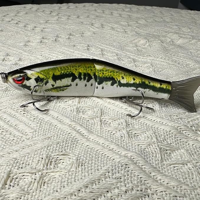 Glide Baits Jointed Swimbait Fishing Lures for Bass Pike Trout Walleye Crappie Bluegill Salmon Fishing Gear Gifts for Family