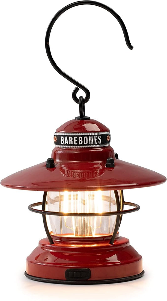 Barebones Edison Mini Vintage Adjustable LED Compact Outdoor Lantern - Essential Gear for Camping, Hiking, Fishing, Tents and Outdoor Adventures