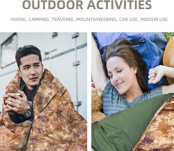 Sleeping Bags for Adults,Lightweight Waterproof Compact Sleeping Bag with Stuff Sack for Warm Camping Cold Hiking Traveling Outdoor Activities