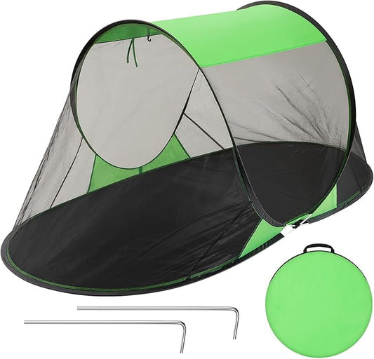 Pop up Mosquito Net Tents for Camping Foldable Pop Tent with Ground Pins Waterproof Freestanding Insect Bug Net for Beach Hiking Summer Outdoor Bed Protection