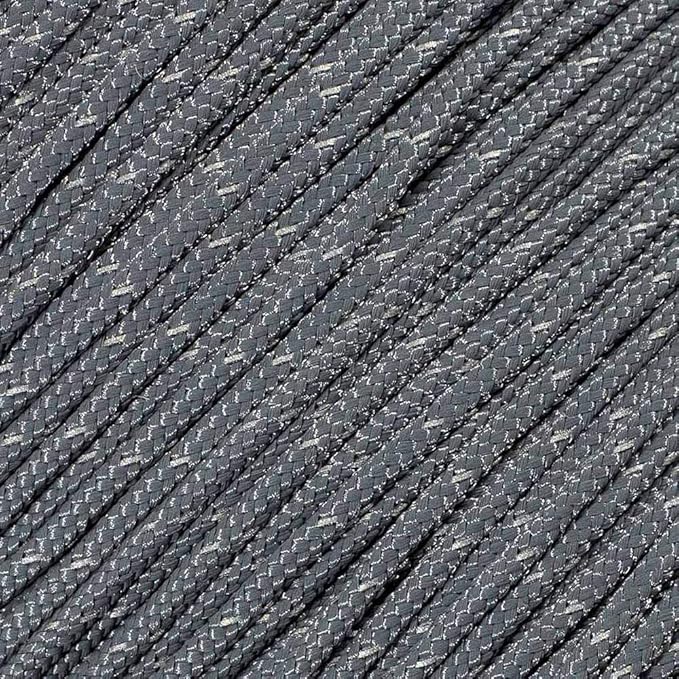 West Coast Paracord – 95 Tensile Strength - 1 Strand Reflective Paracord (10 Feet, Gray)