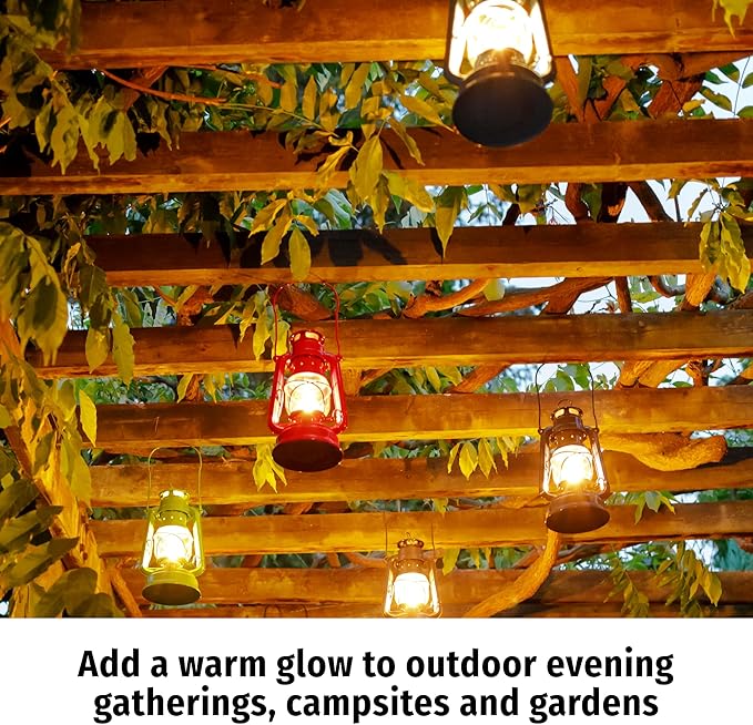 Outdoor Kerosene Fuel Lantern, German Made Weather Resistant Baby Special 276 Galvanized Hurricane Lamp for Camping or Patio, 10 Inches, Cobalt Blue