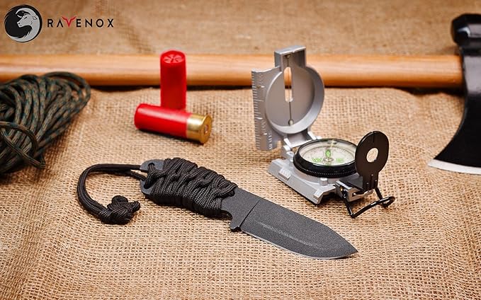 Ravenox Type III 550 Paracord | Genuine Military 550 Cord (Coyote)(25 Feet)| 7 Inner Strand, 100% Twisted Nylon Cordage | Parachute Cord Rope for Military, Survival, Outdoor Recreation | Made in USA