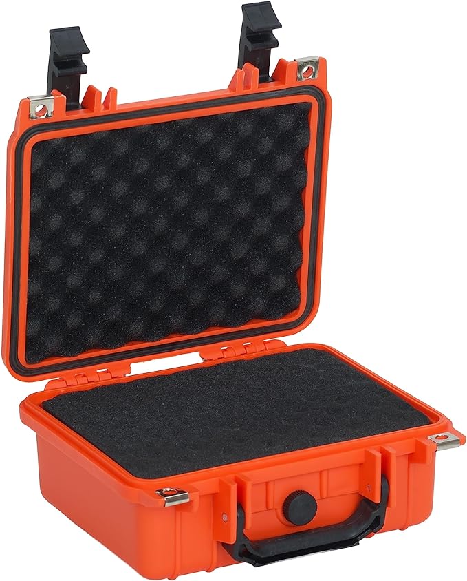 MEIJIA Portable All Weather IP67 Waterproof Protective Case,Hard Camera Case,Dry Case with Customizable Foam,Fit Use Of Drones,Camera,Equipments,10.62 x9.68x4.87inches