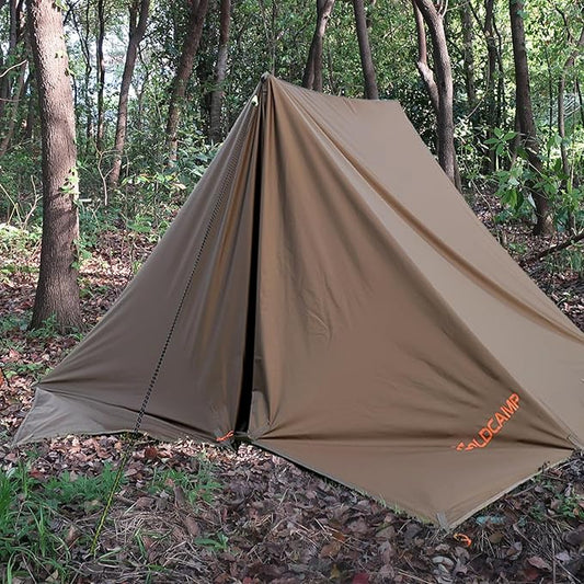 GOLDCAMP Waterproof Camping Tarp,70D Nylon 10X10FT Hammock Rain Fly ,UV 50+ and PU15000mm Tent Tarp Shelter Canopy,Heavy Duty Multifunctional Sun Shade or Rain Fly Essentials for Hiking Backpacking