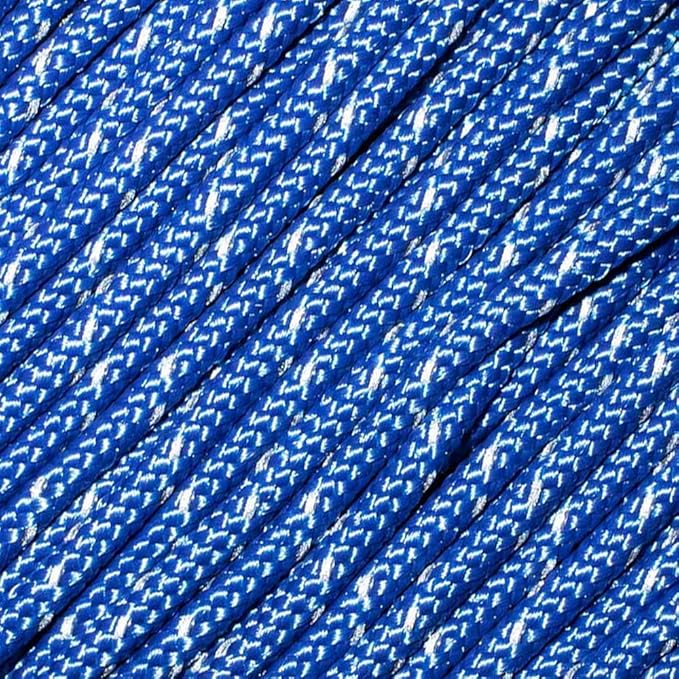 West Coast Paracord – 95 Tensile Strength - 1 Strand Reflective Paracord (1000 Feet, Royal Blue)