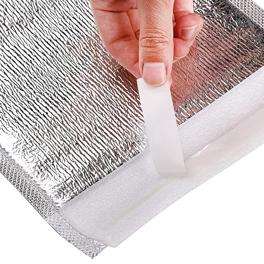 ZEAYEA 30 Pack Reusable Insulation Bags, Thermal Box Liners for Cold and Hot Food, Insulated Shipping Mailers Envelope Bags, Waterproof Insulation Package for Lunch Food Bento Camping Picnic, 3 Size